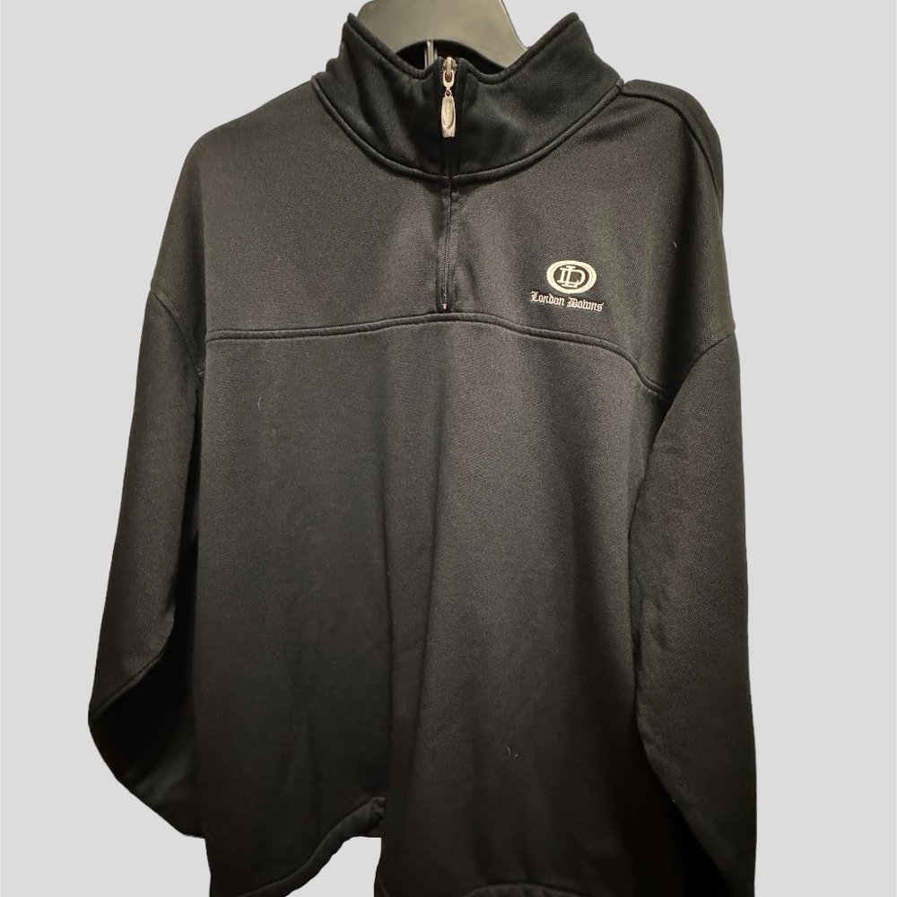 Ping XL London Downs black 1/4 zip sweater sweatshirt